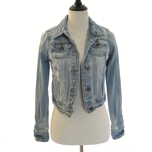 Heritage 1981 Jackets & Blazers - Heritage 1981 Distressed Destroyed Jean Jacket
